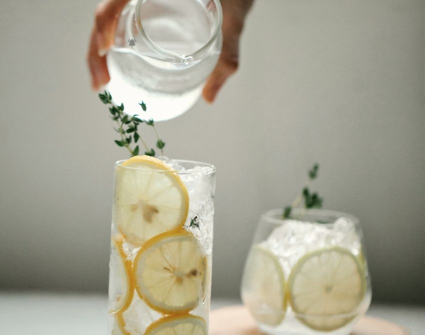 Wasser trinken ist gesund